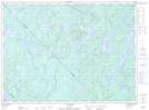 031O07 Lac Adonis Topographic Map Thumbnail