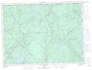 031P15 Lac Chaumonot Topographic Map Thumbnail