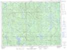 032A04 Lac Lareau Topographic Map Thumbnail 1:50,000 scale