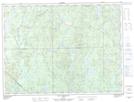 032A12 Lac Gastonguay Topographic Map Thumbnail 1:50,000 scale