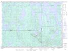032B07 Lac Nemio Topographic Map Thumbnail 1:50,000 scale