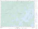 032B11 Baie Plamondon Topographic Map Thumbnail 1:50,000 scale
