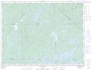 032B15 Lac Baptiste Topographic Map Thumbnail 1:50,000 scale