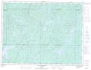 032C09 Lac Achepabanca Topographic Map Thumbnail 1:50,000 scale