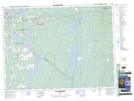 032D02 Lac Kinojevis Topographic Map Thumbnail 1:50,000 scale