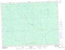 032E09 Lac Laurin Topographic Map Thumbnail 1:50,000 scale