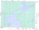 032F15 Lac Au Goeland Topographic Map Thumbnail 1:50,000 scale
