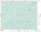 032G14 Lac Des Orignaux Topographic Map Thumbnail 1:50,000 scale
