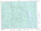032H03 Lac D'Anville Topographic Map Thumbnail