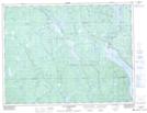 032H04 Lac Chigoubiche Topographic Map Thumbnail 1:50,000 scale