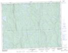 032H07 Lac Blondelas Topographic Map Thumbnail 1:50,000 scale