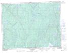 032H08 Lac Bellemare Topographic Map Thumbnail 1:50,000 scale