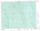 032H10 Lac Aux Huards Topographic Map Thumbnail 1:50,000 scale