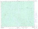 032H13 Lac Mitshisso Topographic Map Thumbnail 1:50,000 scale