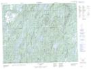 032I11 Lac Linne Topographic Map Thumbnail 1:50,000 scale