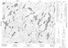 032J05 Lac Capichigamau Topographic Map Thumbnail 1:50,000 scale