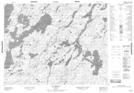 032J07 Lac Opataca Topographic Map Thumbnail 1:50,000 scale