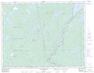 032J08 Baie Penicouane Topographic Map Thumbnail 1:50,000 scale