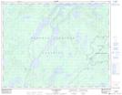 032J10 Lac Regnault Topographic Map Thumbnail 1:50,000 scale