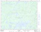 032J11 Lac Assinica Topographic Map Thumbnail 1:50,000 scale