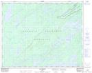 032J15 Lac Troilus Topographic Map Thumbnail 1:50,000 scale