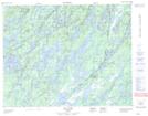 032J16 Lac Bueil Topographic Map Thumbnail 1:50,000 scale