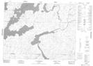 032K02 Lac Poncheville Topographic Map Thumbnail 1:50,000 scale