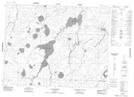 032K04 Lac Bouchier Topographic Map Thumbnail 1:50,000 scale