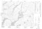 032K07 Lac Opataouaga Topographic Map Thumbnail 1:50,000 scale
