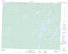 032K10 Lac Salamandre Topographic Map Thumbnail 1:50,000 scale