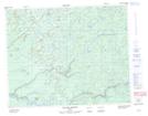 032M09 Colline Pontax Topographic Map Thumbnail 1:50,000 scale
