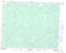 032N11 Lac Boisrobert Topographic Map Thumbnail 1:50,000 scale