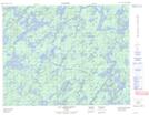 032O01 Lac Miskittenau Topographic Map Thumbnail 1:50,000 scale
