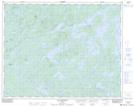 032O06 Lac Mesgouez Topographic Map Thumbnail 1:50,000 scale