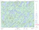 032O08 Lac Bellinger Topographic Map Thumbnail 1:50,000 scale