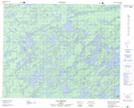 032O13 Lac Abigail Topographic Map Thumbnail 1:50,000 scale