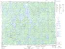 032P05 Lac Woollett Topographic Map Thumbnail 1:50,000 scale