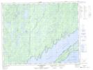 032P06 Lac Fromenteau Topographic Map Thumbnail