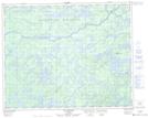 032P13 Lac Michaux Topographic Map Thumbnail 1:50,000 scale