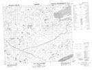 033E08 Lac De L'Astree Topographic Map Thumbnail 1:50,000 scale