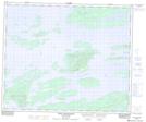 033F10 Passe Awapakamich Topographic Map Thumbnail 1:50,000 scale