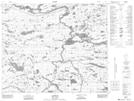 033G07 Lac Brune Topographic Map Thumbnail