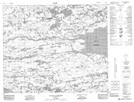 033G08 Lac De La Corvette Topographic Map Thumbnail