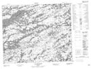 033H07 Lac Sauvolles Topographic Map Thumbnail