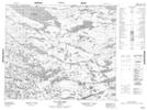 033J04 Lac Nougueres Topographic Map Thumbnail