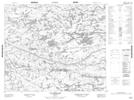033J07 Lac Menellier Topographic Map Thumbnail