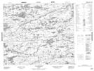 033J08 Lac Grandjean Topographic Map Thumbnail