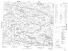 033K03 Lac Pamigamachi Topographic Map Thumbnail 1:50,000 scale
