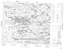 033K04 Lac Roggan Topographic Map Thumbnail 1:50,000 scale