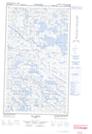 033K15W Lac Denys Topographic Map Thumbnail